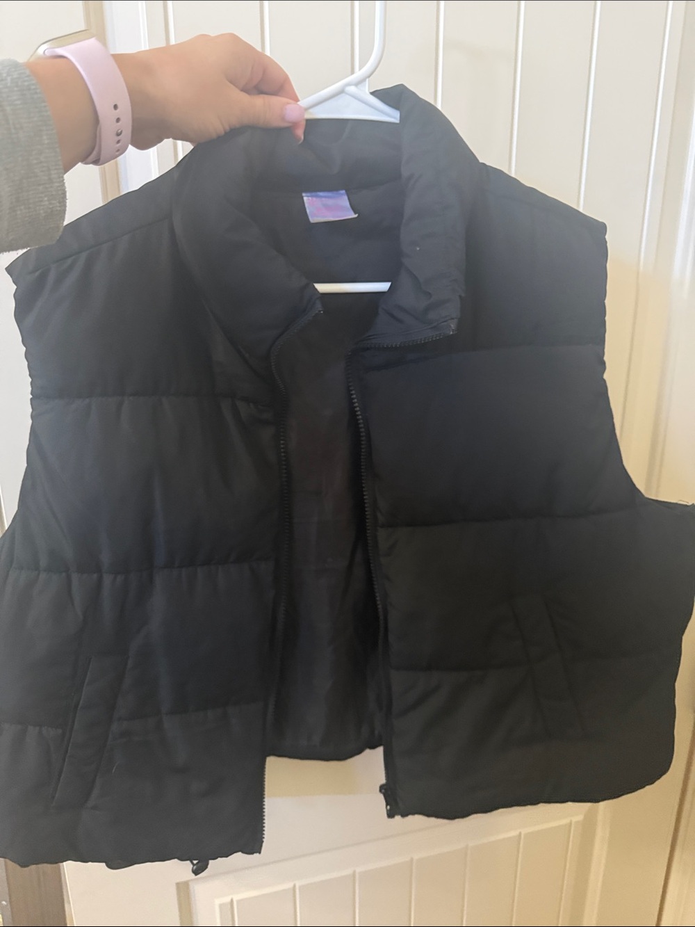 No Boundaries Black Puffer Vest